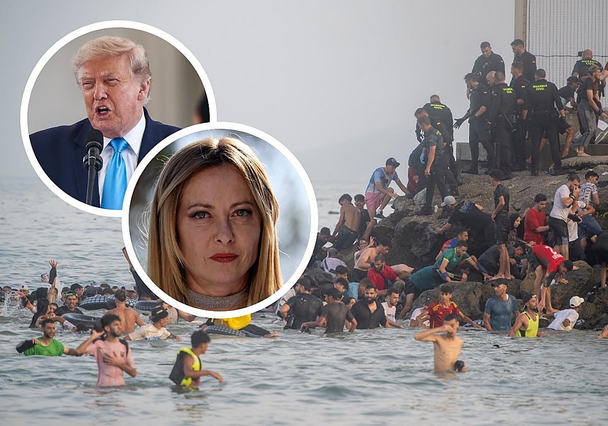 Trump y Meloni cargan contra España por la crisis de Ceuta