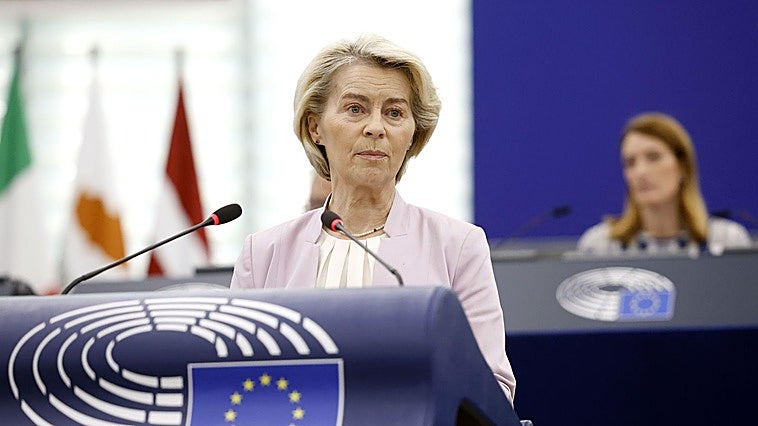 La presidenta de la Comisi&oacute;n Europea, Ursula von der Leyen.