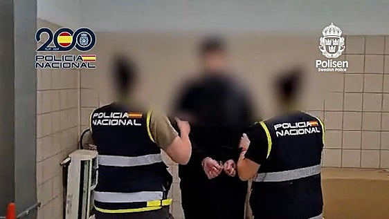 Detenido la mano derecha del 'Pablo Escobar de Suecia' en su chalet de Sitges