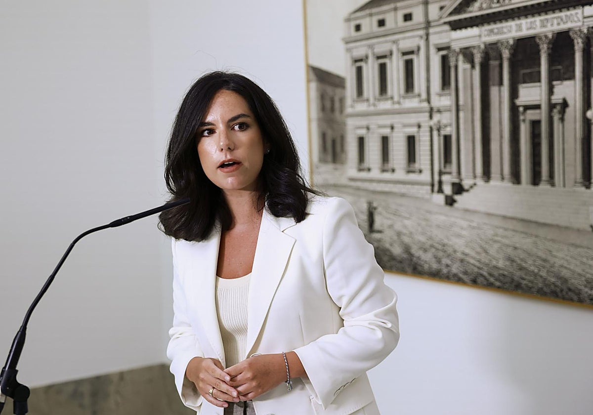 La portavoz de VOX en el Congreso, Pepa Millán