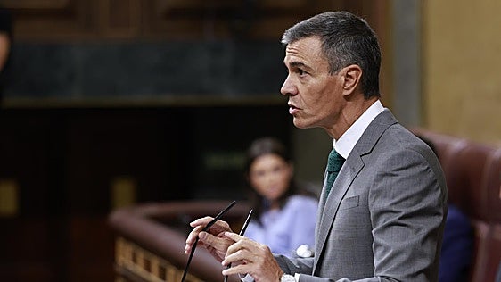 Pedro Sánchez en el Congreso