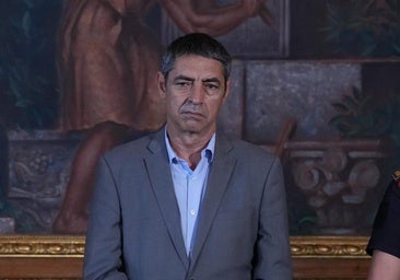 El ahora ex director general de Mossos d'Esquadra, Josep Lluís Trapero.