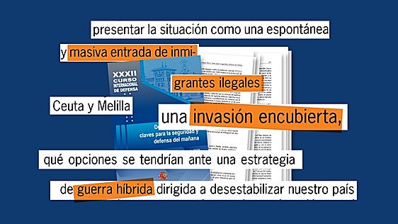 Un estudio de Defensa alertó hace un año de una posible «invasión encubierta» de Ceuta y Melilla mediante la inmigración