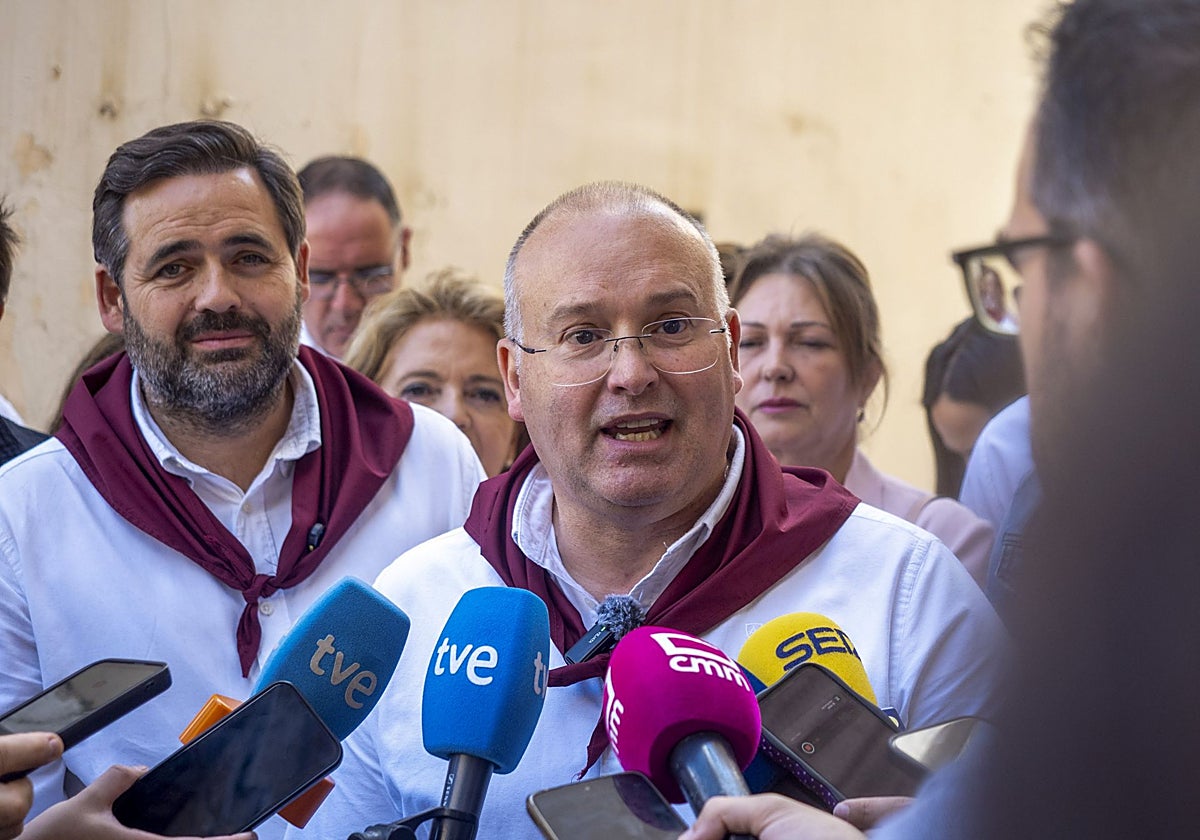 Miguel Tellado, Secretario General del Partido Popular, el pasado viernes en Cuenca.
