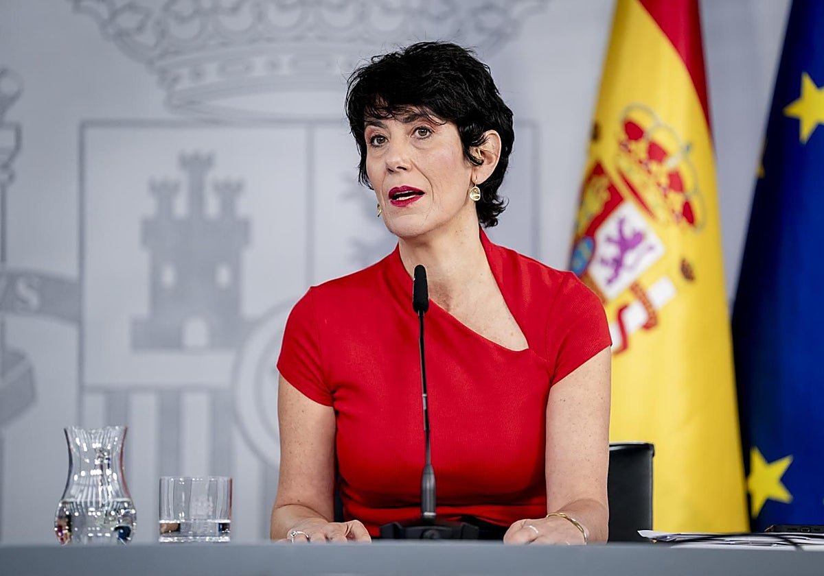 Elma Sáiz, portavoz del Gobierno