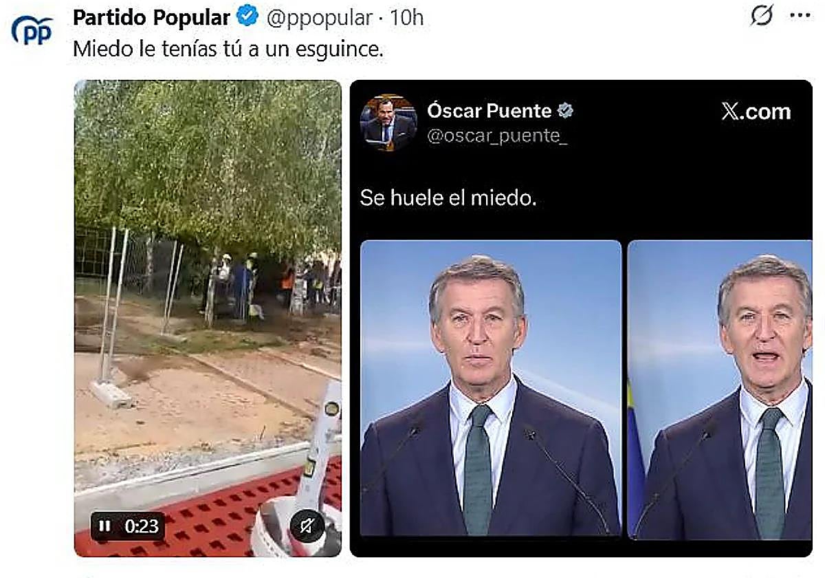 El PP se burla de la grave lesión de Puente cuando era alcalde de Valladolid: «Miedo tenías a un esguince»