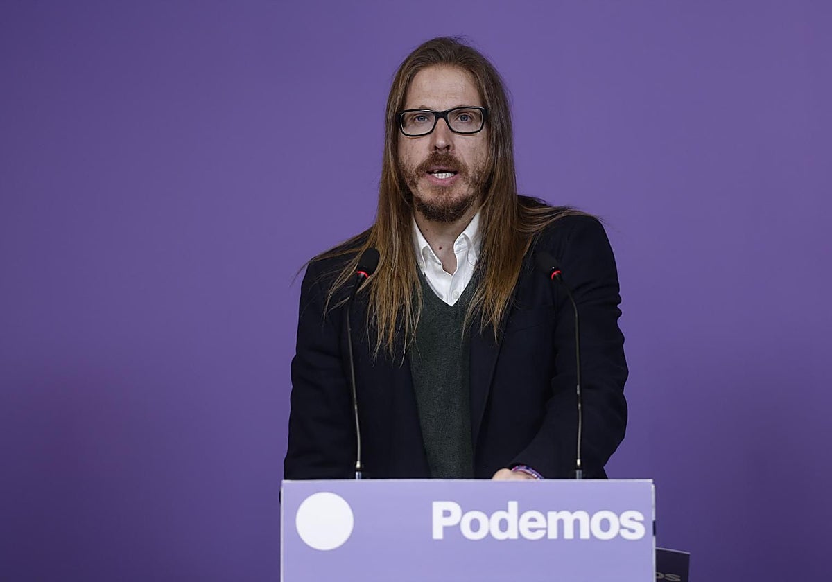 El secretario de organización de Podemos, Pablo Fernández