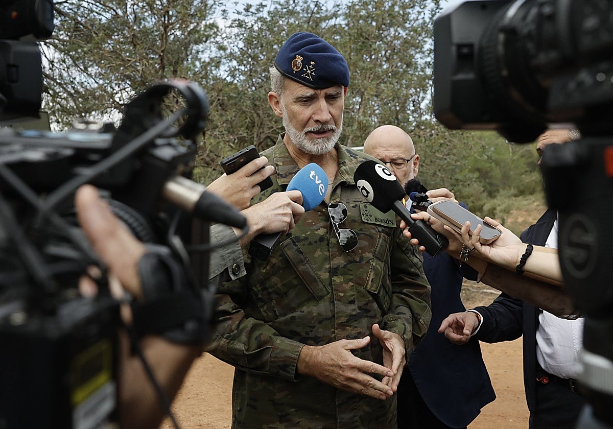 Felipe VI prioriza la catástrofe ferroviaria