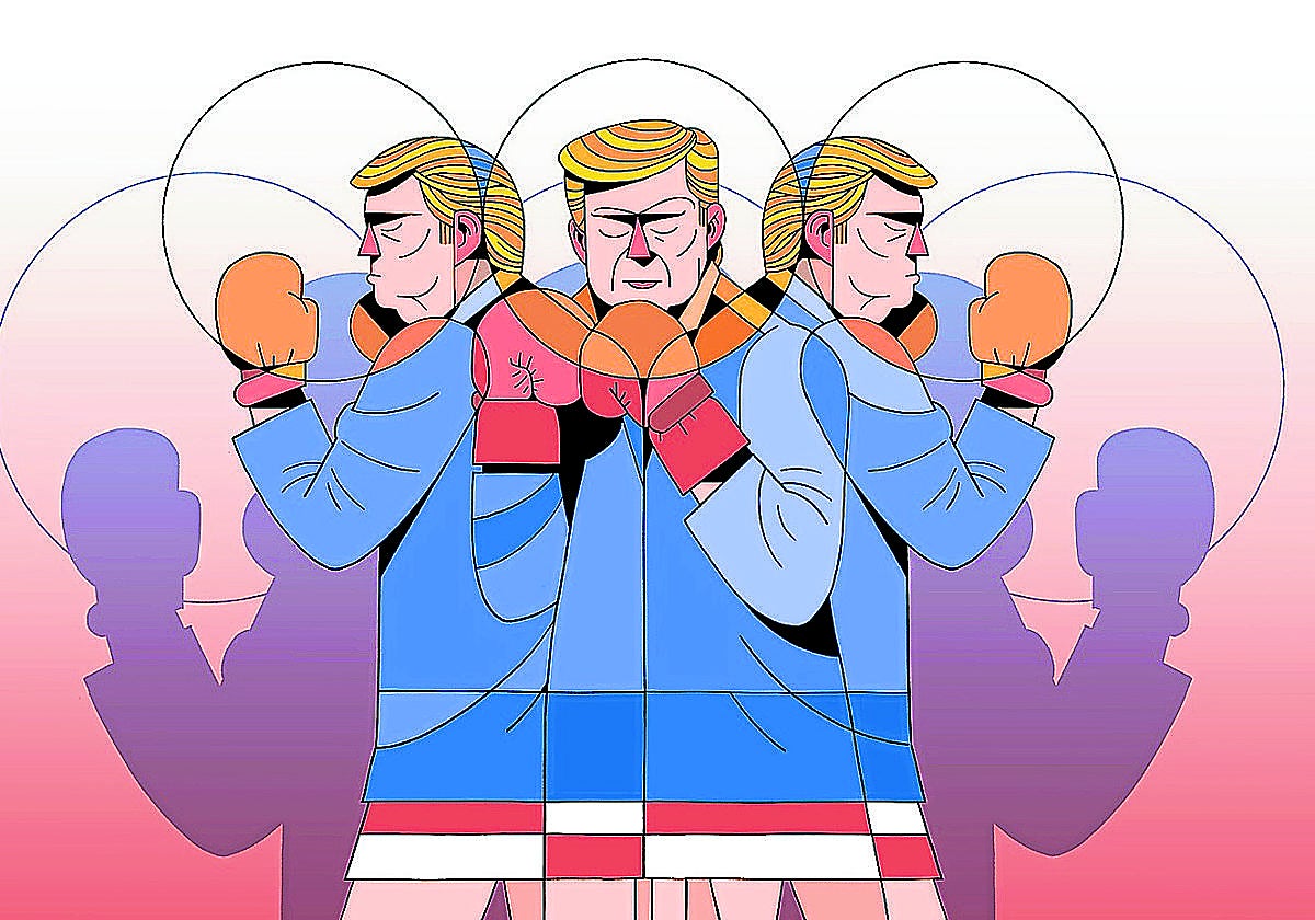 Hay rivales demócratas en el cuadrilátero de Trump