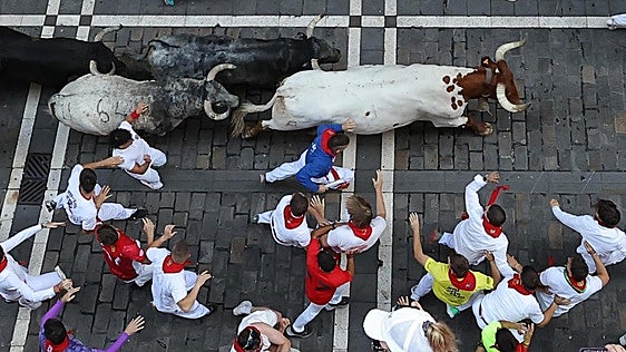 Así ha sido el segundo encierro de San Fermín 2026
