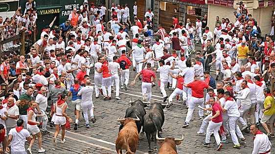 Así ha sido el cuarto encierro de San Fermín 2026