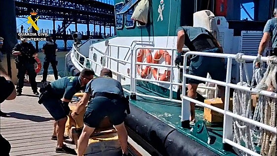 La Guardia Civil interviene más de 800 kilos de cocaína en Huelva