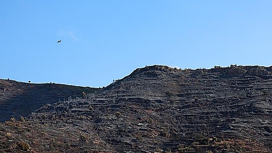 El incendio de la Calderona, estabilizado tras quemar más de 630 hectáreas