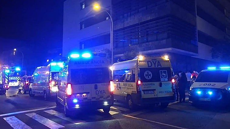 Muere una persona y 18 resultan heridas por humo en un incendio en un centro psiquiátrico de Pamplona