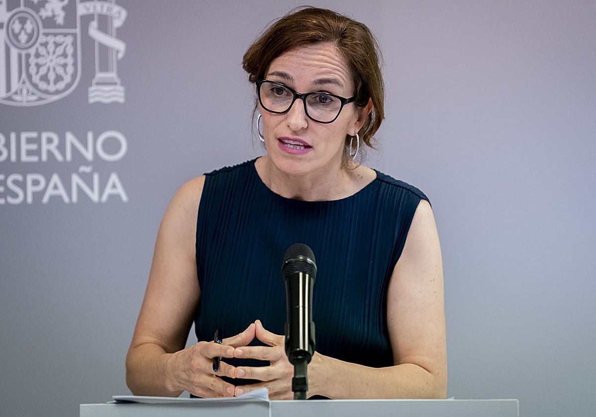 La ministra de Sanidad, Mónica García.