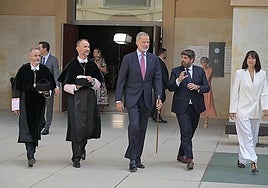 Samuel Baixauli, Mathieu Kessler, el Rey Felipe VI, López Miras y Diana Morant.