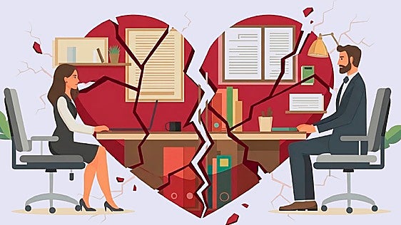 El difícil arte de separarse... y seguir trabajando con tu ex