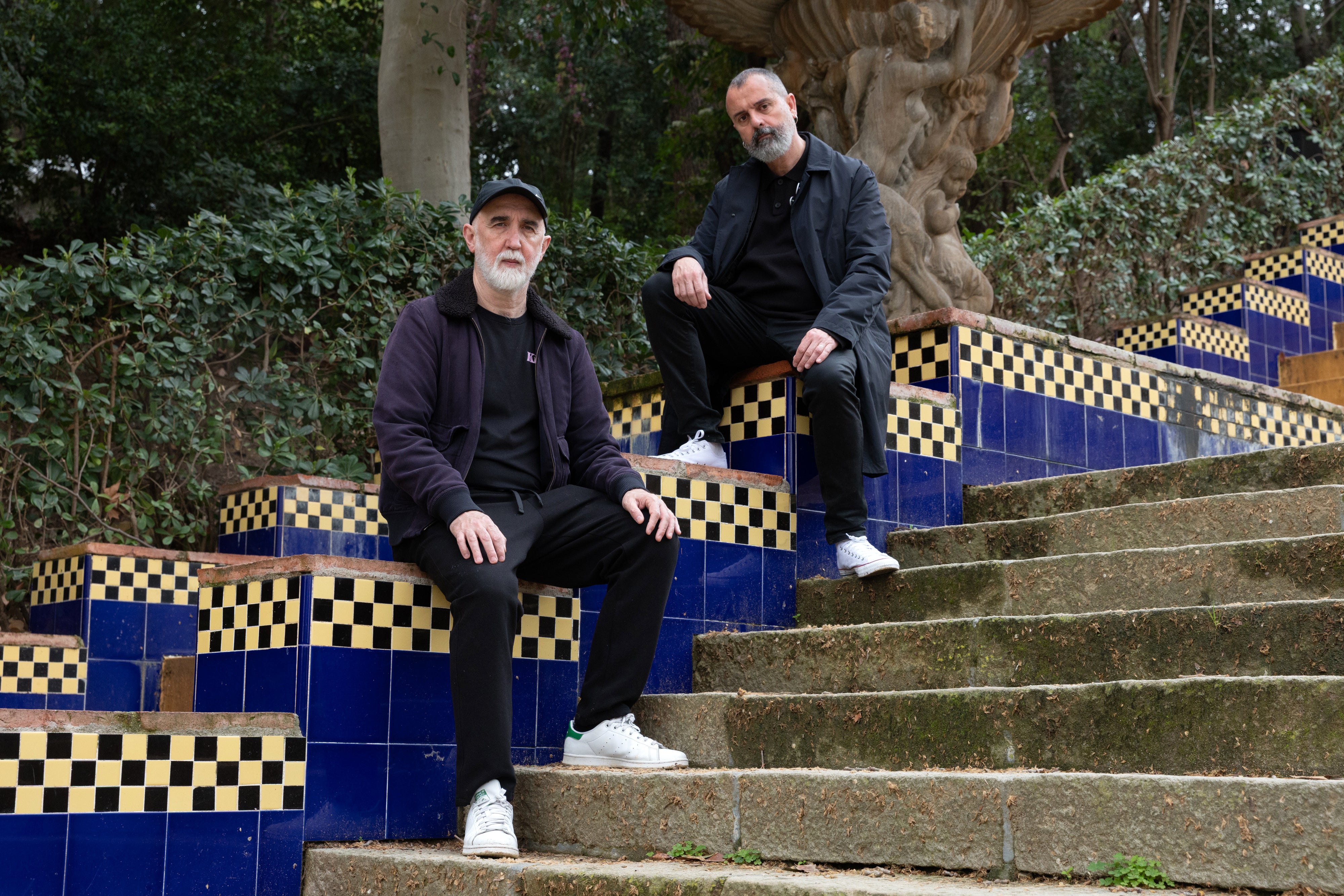 Paco y Manolo, en Montjuïc. Eva Parey/COLPISA
