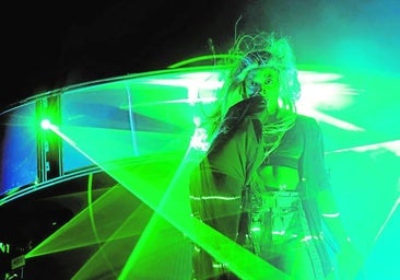 Arca, en el festival de música electrónica Sónar.