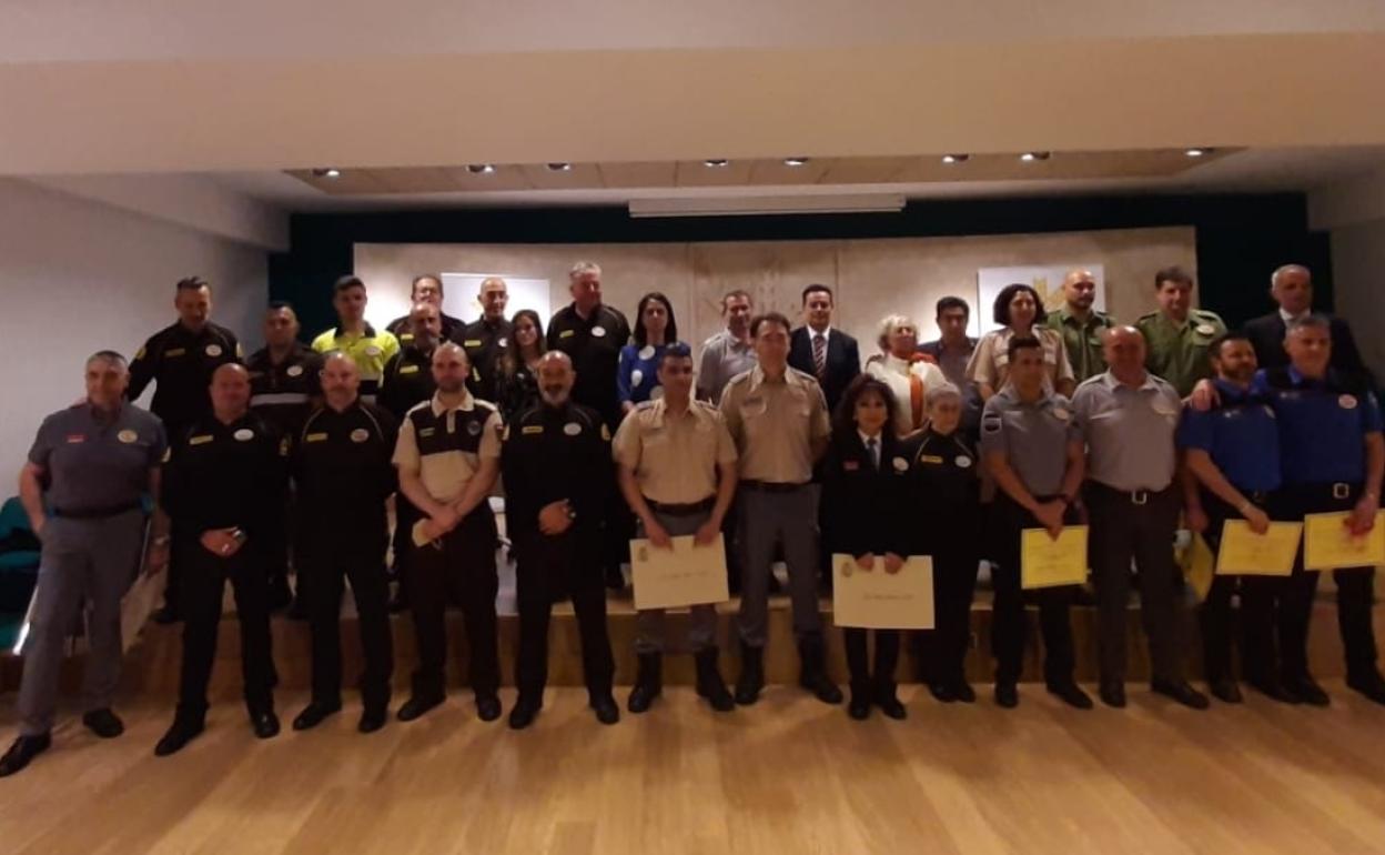 Un momento del acto.