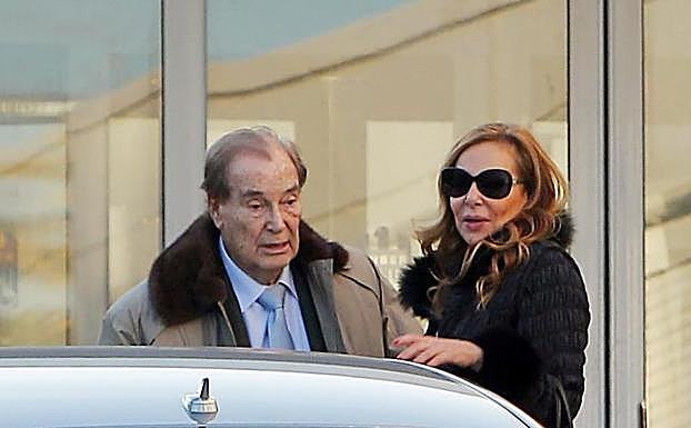 Ana Obregón, y su padre, Antonio García. 