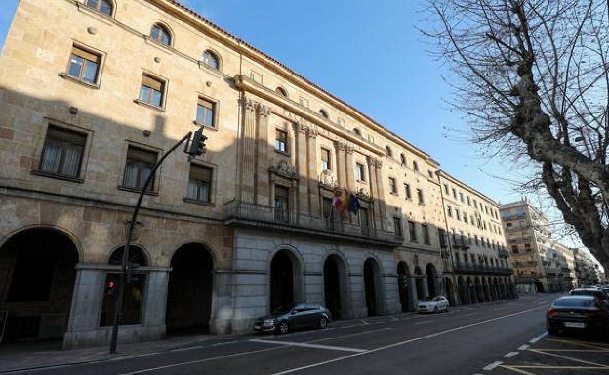 Fachada de la Audiencia Provincial de Salamanca. 