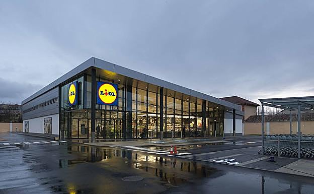 Un establecimiento de la compañía Lidl en Vizcaya.