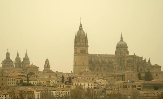 Intrusión de polvo africano en marzo. 