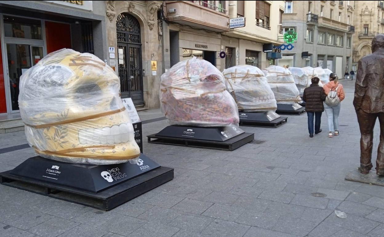 Algunas de las piezas, listas para ser instaladas. 