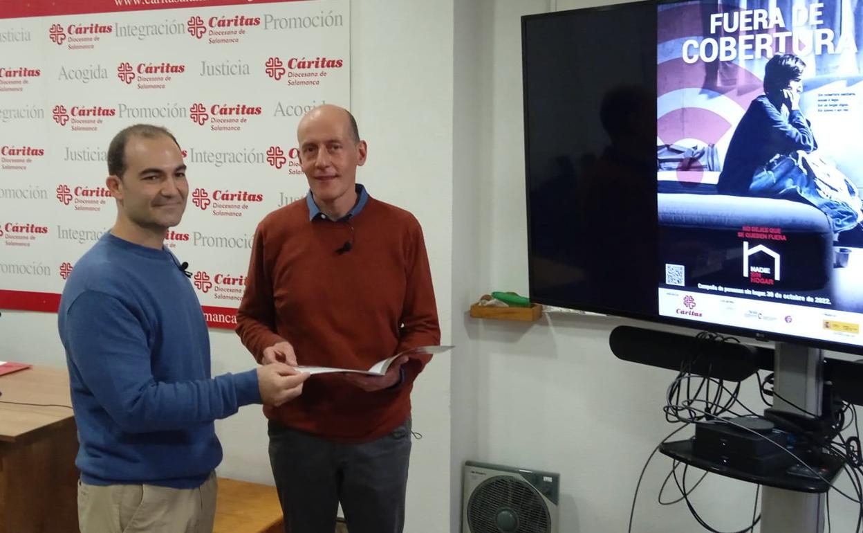 David Martín del Molino e Ildefonso García, antes de presentar la campaña. 