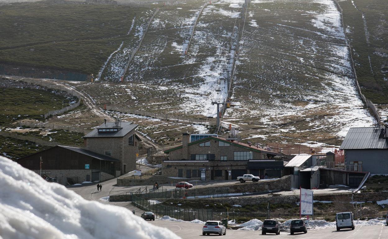 Imagen de la estación de esquí de La Covatilla. 