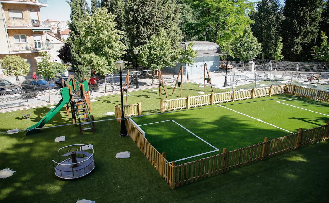 Parque San Francisco de Salamanca. 