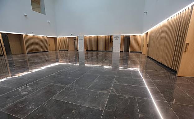 Galería. El interior del antiguo Banco de España, ahora sede del CIE-Usal. 