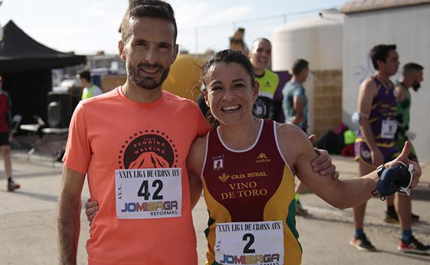 Manuel Vicente Tejedor y Verónica Sánchez, ganadores de la pasada edición. 