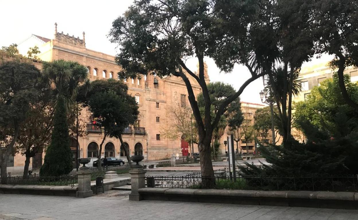 Plaza de los Bandos de la capital salmantina este viernes 4 de noviembre. 