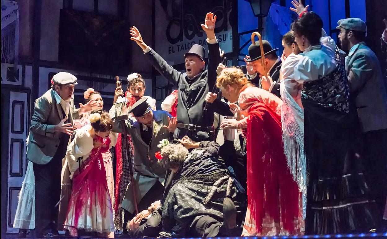 Representación de la obra 'La verbena de la Paloma'. 