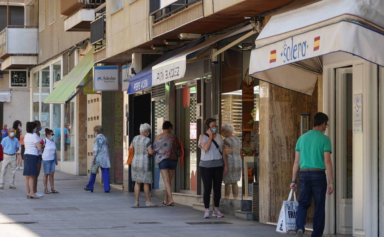 Comercios en la capital salmantina. 