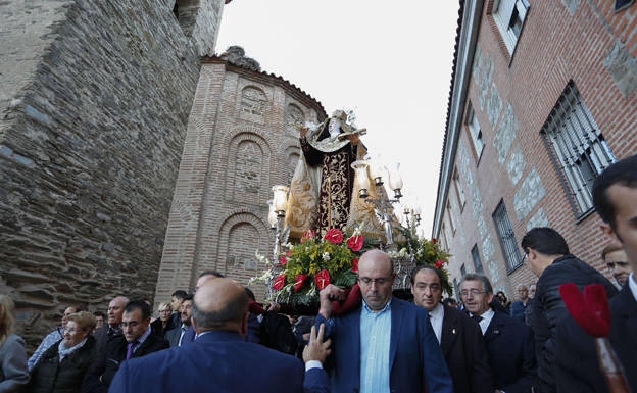 Procesión de Santa Teresa en Alba de Tormes. 