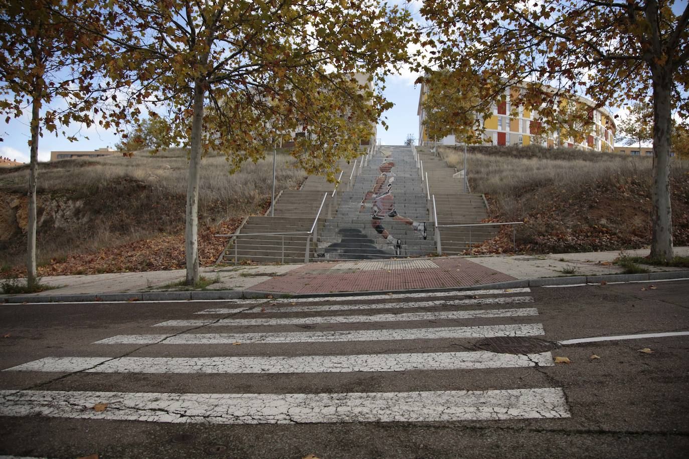 Graffiti en las escaleras