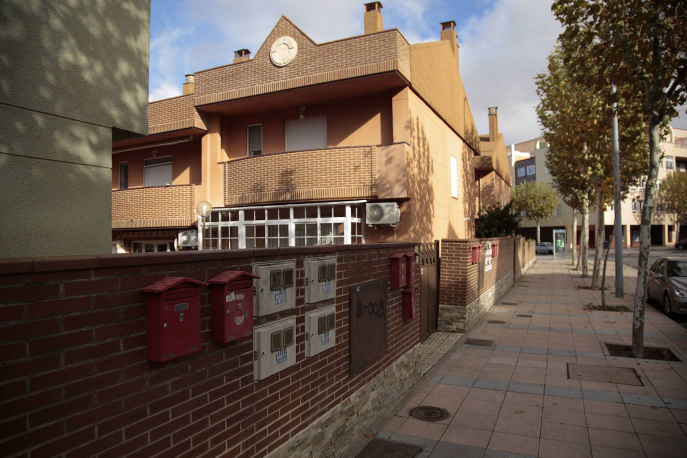 Los adosados característicos de El Zurguén.