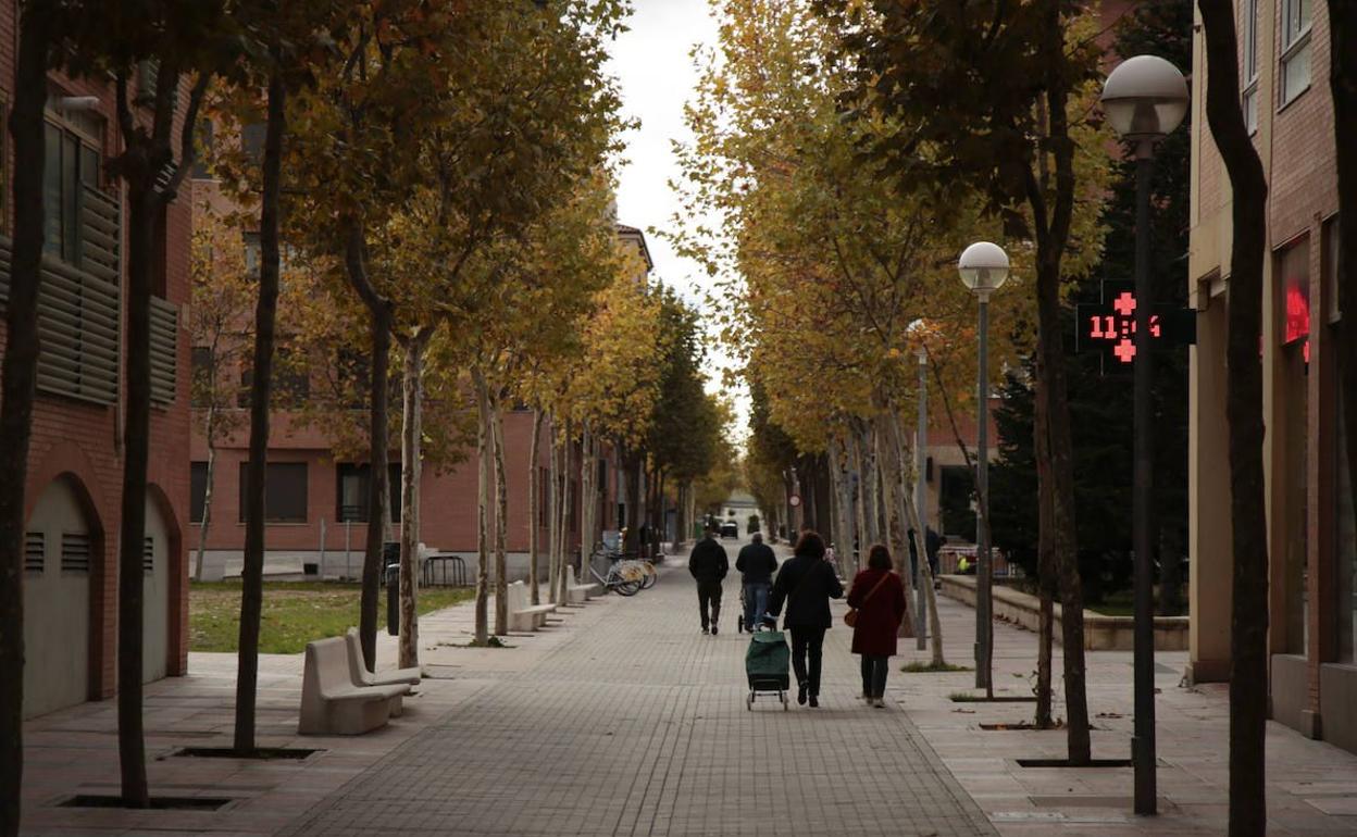 Calle peatonal en el bario de El Zurguén