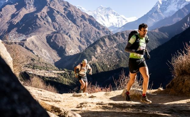 Heras, durante la la Everest TrailRace. 