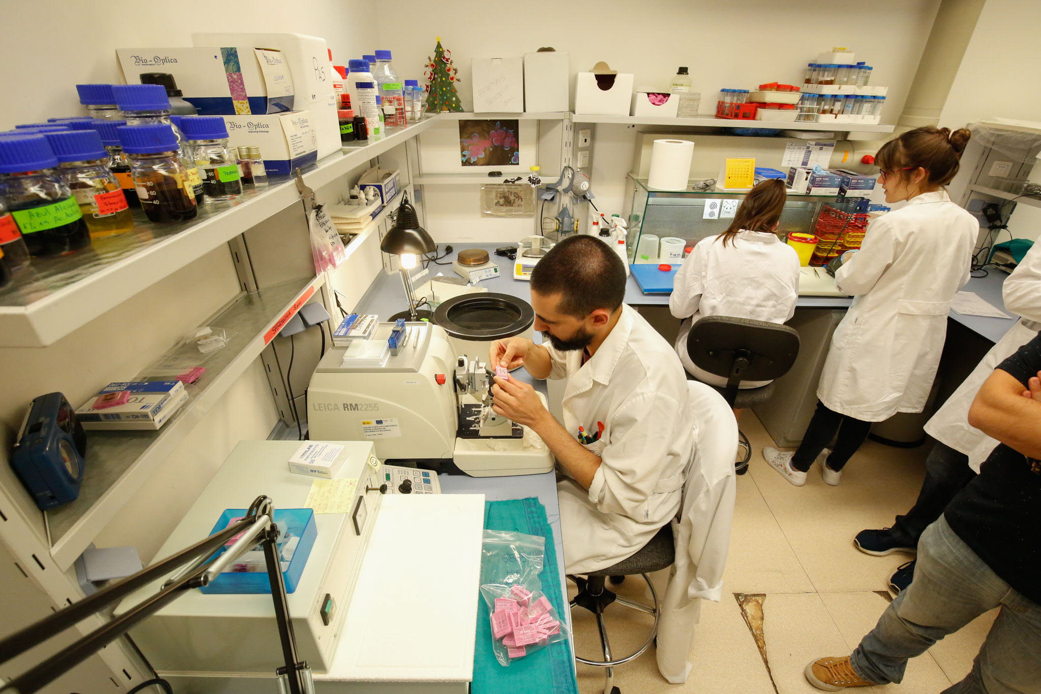 Invesitadores del Centro del Cáncer de Salamanca.