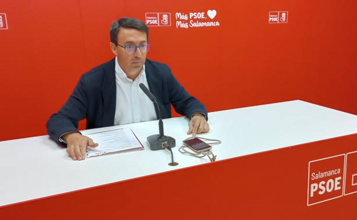 El procurador del PSOE por Salamanca, Fernando Pablo. 