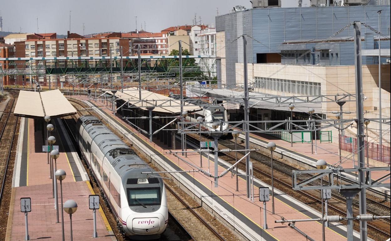 Estación de tren Renfe en Salamanca. 