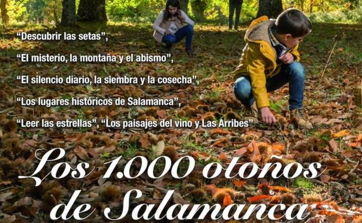 Cartel de 'Los 1000 otoños de Salamanca en bandeja'.