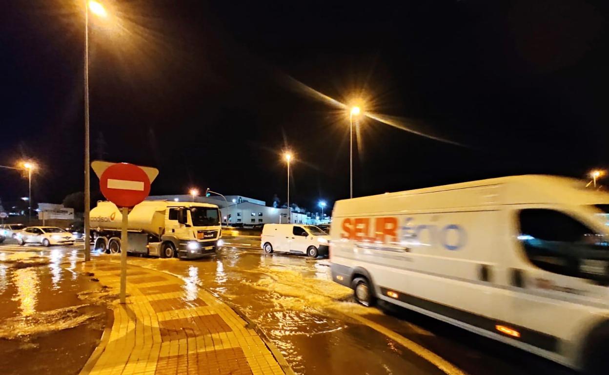 Imagen de la rotonda de la SA-20. 