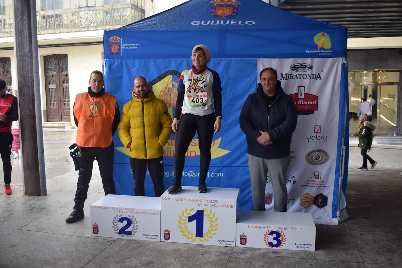 Fotos: Javier Montero y Verónica Sánchez se alzan con la victoria en el Jamón Veloz de Guijuelo