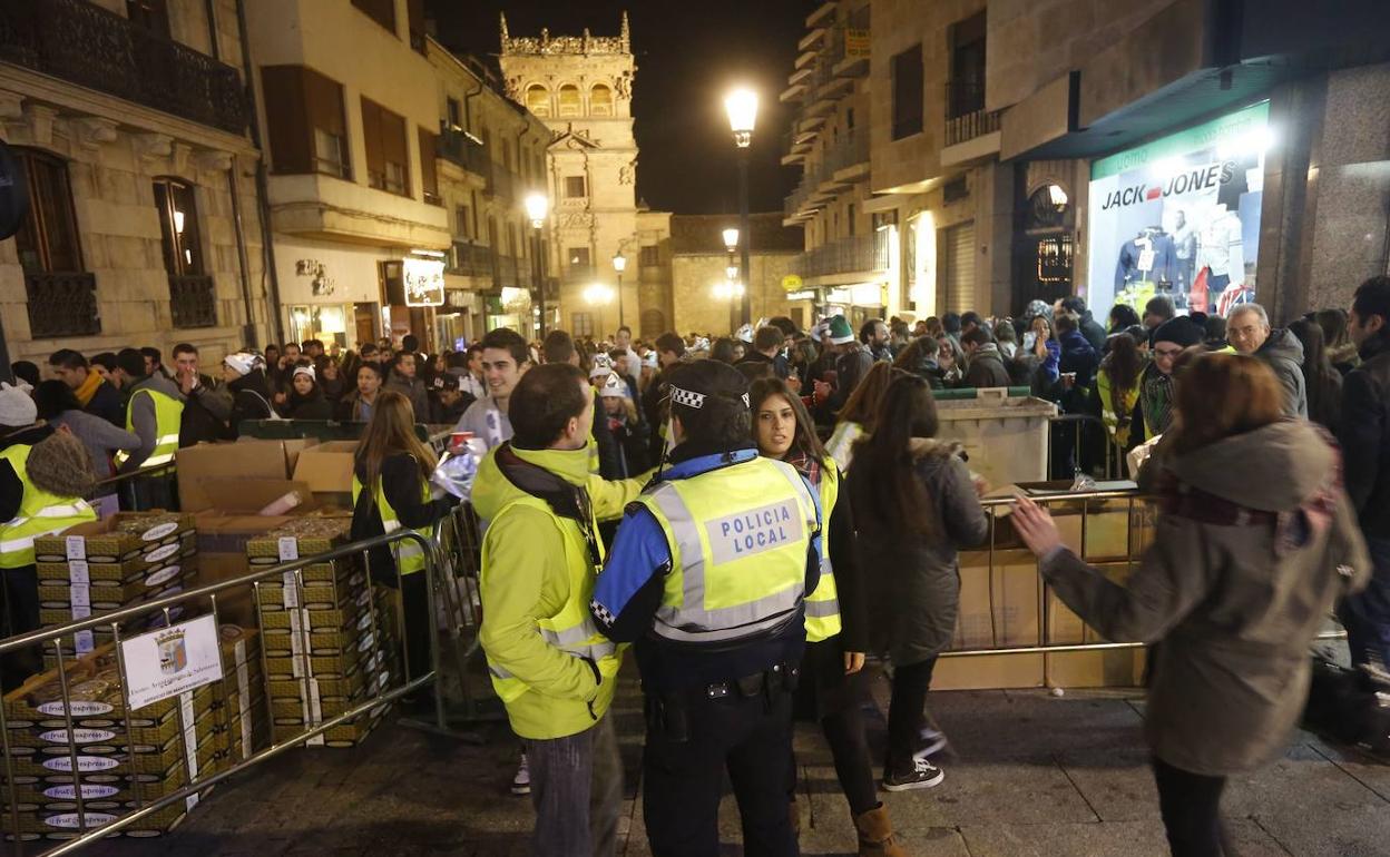 Controles en la última edición del Fin de Año Universitario. 