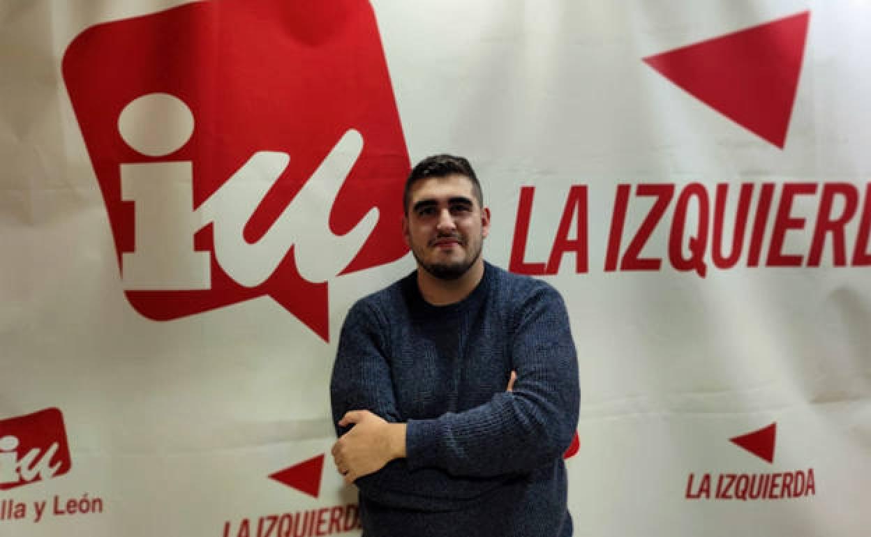 Rubén Guillén, candidato de IU a las elecciones municipales en Salamanca. 